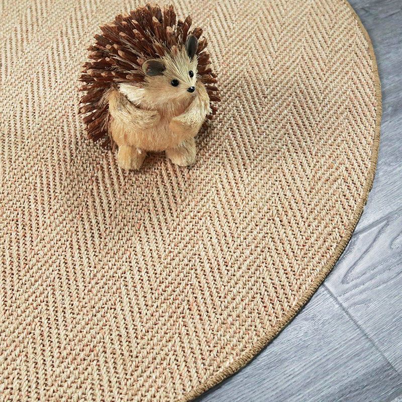 Comfort Multi Color Plain Rug Sisal Fiber Cottage Rug Machine Washable Stain Resistant Anti-Slip Backing Carpet for Home Decor Beige Clearhalo 'Area Rug' 'Rug' 2141012