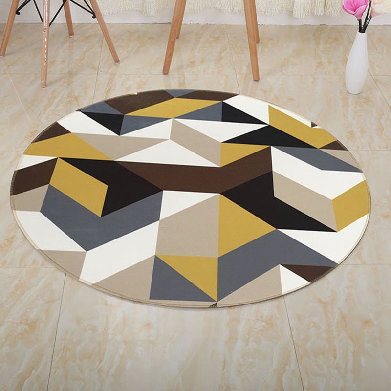 Eclectic Tribal Patterned Rug Multi Colored Polypropylene Rug Stain Resistant Machine Washable Non-Slip Backing Carpet for Living Room Clearhalo 'Area Rug' 'Bohemian' 'Rugs' Rug' 2141017