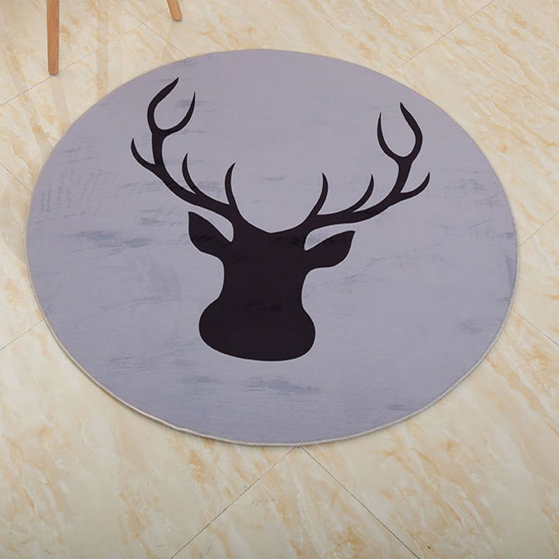 Eclectic Tribal Patterned Rug Multi Colored Polypropylene Rug Stain Resistant Machine Washable Non-Slip Backing Carpet for Living Room Light Purple Clearhalo 'Area Rug' 'Bohemian' 'Rugs' Rug' 2141023