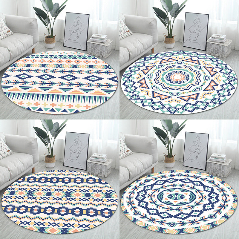 Unique Bohemian Rug Multi Color Seamless Pattern Rug Washable Anti-Slip Pet Friendly Area Carpet for Room Decor Clearhalo 'Area Rug' 'Bohemian' 'Rugs' Rug' 2141035