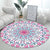 Unique Bohemian Rug Multi Color Seamless Pattern Rug Washable Anti-Slip Pet Friendly Area Carpet for Room Decor Pink-Blue Clearhalo 'Area Rug' 'Bohemian' 'Rugs' Rug' 2141040