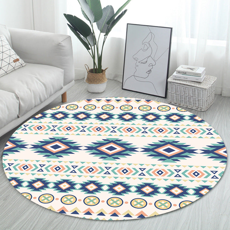 Unique Bohemian Rug Multi Color Seamless Pattern Rug Washable Anti-Slip Pet Friendly Area Carpet for Room Decor Clearhalo 'Area Rug' 'Bohemian' 'Rugs' Rug' 2141043