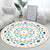 Unique Bohemian Rug Multi Color Seamless Pattern Rug Washable Anti-Slip Pet Friendly Area Carpet for Room Decor Green-Blue Clearhalo 'Area Rug' 'Bohemian' 'Rugs' Rug' 2141053