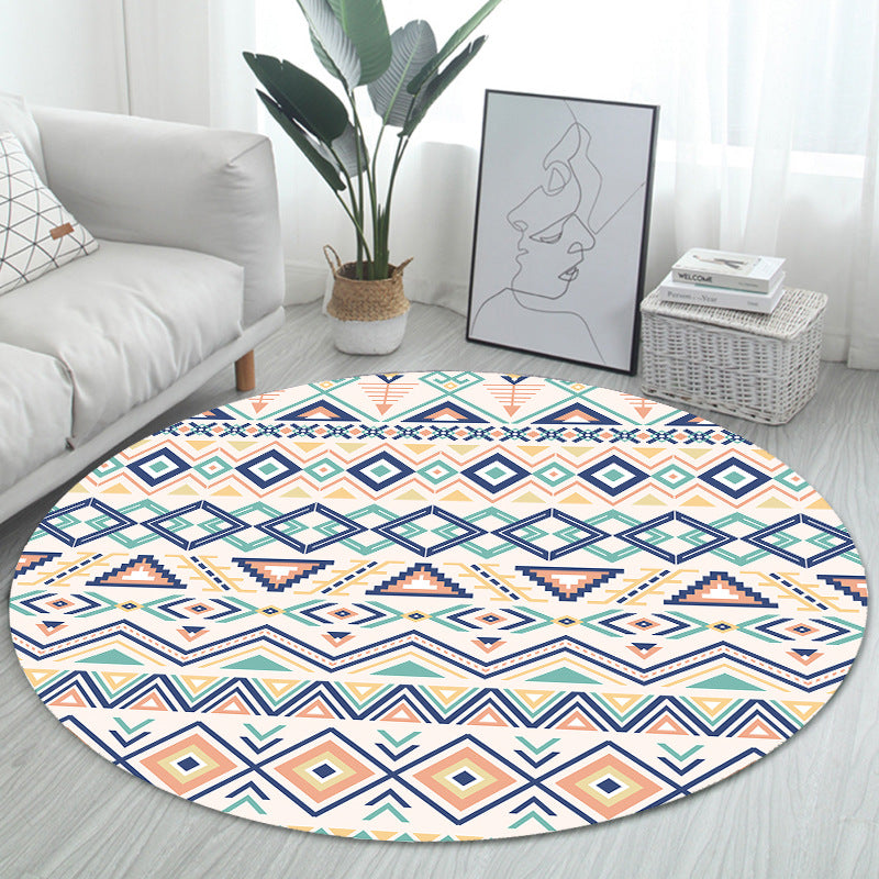 Unique Bohemian Rug Multi Color Seamless Pattern Rug Washable Anti-Slip Pet Friendly Area Carpet for Room Decor Clearhalo 'Area Rug' 'Bohemian' 'Rugs' Rug' 2141058