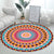 Unique Bohemian Rug Multi Color Seamless Pattern Rug Washable Anti-Slip Pet Friendly Area Carpet for Room Decor Sky Blue-Yellow Clearhalo 'Area Rug' 'Bohemian' 'Rugs' Rug' 2141061