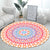 Unique Bohemian Rug Multi Color Seamless Pattern Rug Washable Anti-Slip Pet Friendly Area Carpet for Room Decor Red-Blue Clearhalo 'Area Rug' 'Bohemian' 'Rugs' Rug' 2141068