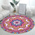 Unique Bohemian Rug Multi Color Seamless Pattern Rug Washable Anti-Slip Pet Friendly Area Carpet for Room Decor Rose Red Clearhalo 'Area Rug' 'Bohemian' 'Rugs' Rug' 2141076
