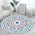 Unique Bohemian Rug Multi Color Seamless Pattern Rug Washable Anti-Slip Pet Friendly Area Carpet for Room Decor Blue-Green Clearhalo 'Area Rug' 'Bohemian' 'Rugs' Rug' 2141077