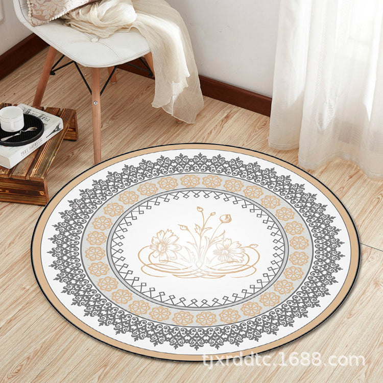 Boho Living Room Rug Multi-Color Flower Print Carpet Synthetics Stain Resistant Non-Slip Pet Friendly Area Rug Clearhalo 'Area Rug' 'Bohemian' 'Rugs' Rug' 2141085