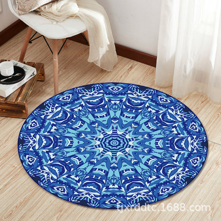 Boho Living Room Rug Multi-Color Flower Print Carpet Synthetics Stain Resistant Non-Slip Pet Friendly Area Rug Clearhalo 'Area Rug' 'Bohemian' 'Rugs' Rug' 2141091