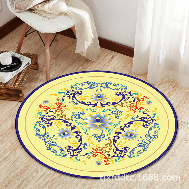 Boho Living Room Rug Multi-Color Flower Print Carpet Synthetics Stain Resistant Non-Slip Pet Friendly Area Rug Clearhalo 'Area Rug' 'Bohemian' 'Rugs' Rug' 2141092