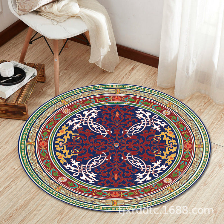 Boho Living Room Rug Multi-Color Flower Print Carpet Synthetics Stain Resistant Non-Slip Pet Friendly Area Rug Clearhalo 'Area Rug' 'Bohemian' 'Rugs' Rug' 2141110