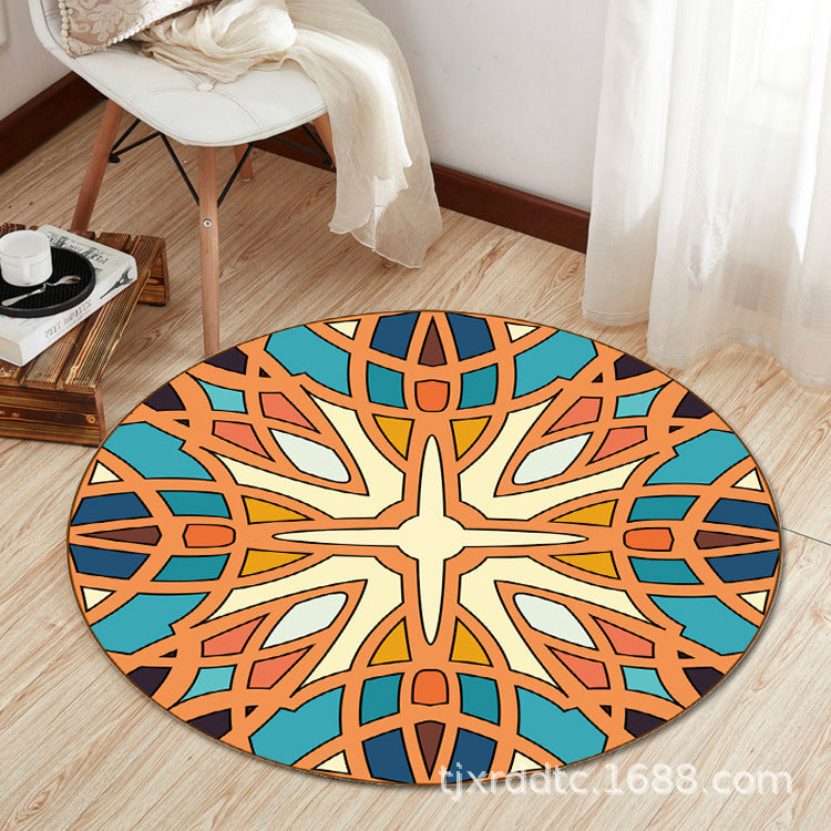 Boho Living Room Rug Multi-Color Flower Print Carpet Synthetics Stain Resistant Non-Slip Pet Friendly Area Rug Clearhalo 'Area Rug' 'Bohemian' 'Rugs' Rug' 2141111
