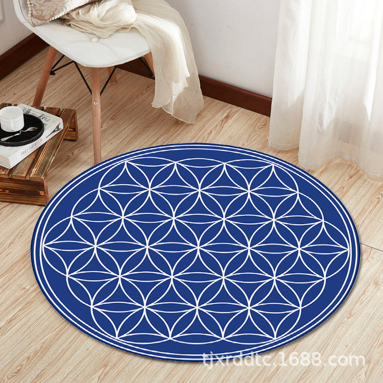 Boho Living Room Rug Multi-Color Flower Print Carpet Synthetics Stain Resistant Non-Slip Pet Friendly Area Rug Clearhalo 'Area Rug' 'Bohemian' 'Rugs' Rug' 2141115