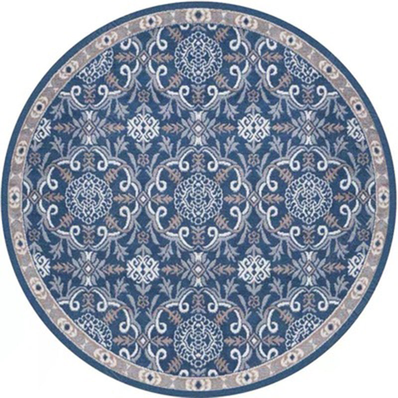 Multicolor Tribal Print Rug Polyester Bohemian Carpet Stain Resistant Machine Washable Non-Slip Rug for Bedroom Blue Clearhalo 'Area Rug' 'Bohemian' 'Rugs' Rug' 2141120