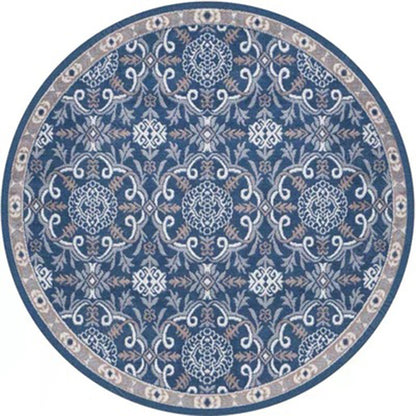 Multicolor Tribal Print Rug Polyester Bohemian Carpet Stain Resistant Machine Washable Non-Slip Rug for Bedroom Blue Clearhalo 'Area Rug' 'Bohemian' 'Rugs' Rug' 2141120