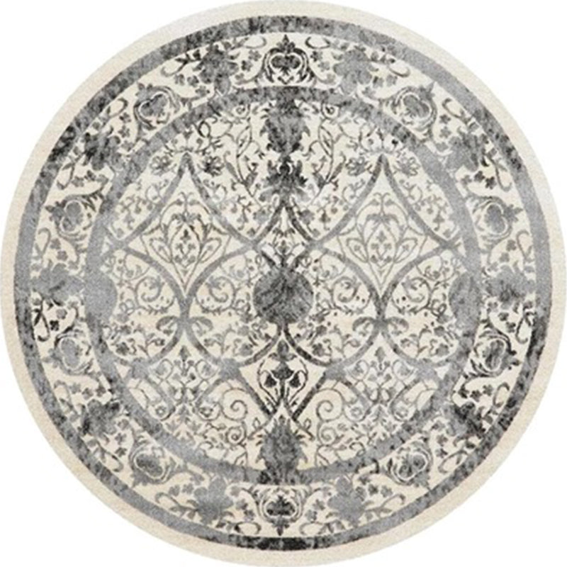 Multicolor Tribal Print Rug Polyester Bohemian Carpet Stain Resistant Machine Washable Non-Slip Rug for Bedroom Grey Clearhalo 'Area Rug' 'Bohemian' 'Rugs' Rug' 2141123