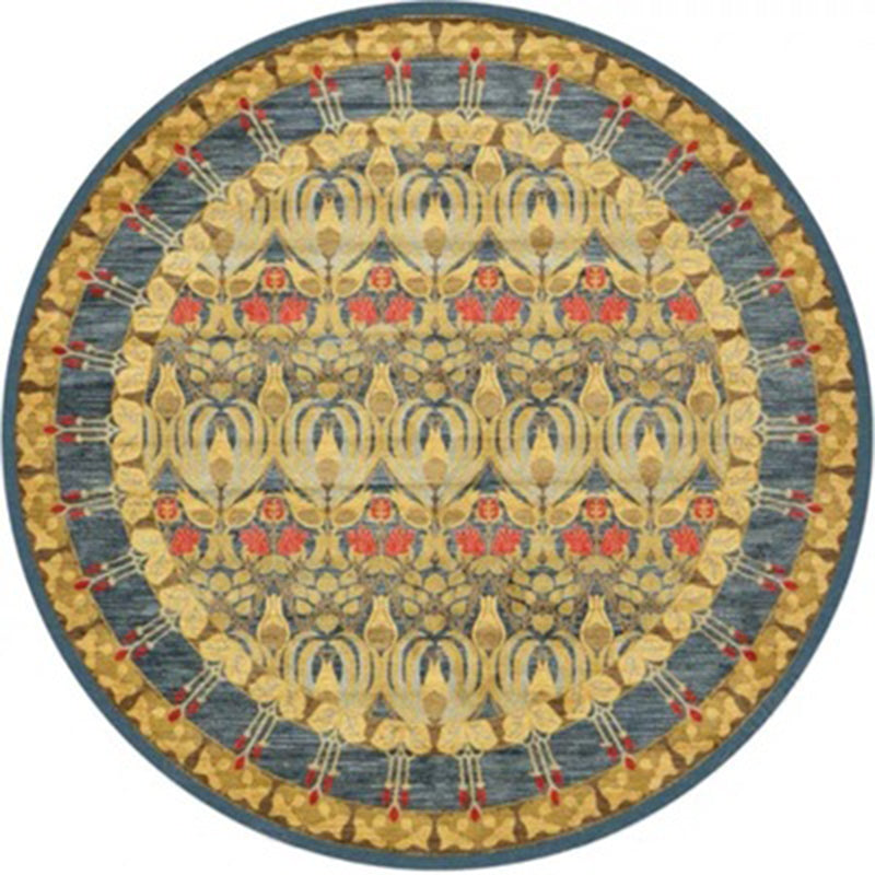 Multicolor Tribal Print Rug Polyester Bohemian Carpet Stain Resistant Machine Washable Non-Slip Rug for Bedroom Gold Clearhalo 'Area Rug' 'Bohemian' 'Rugs' Rug' 2141135