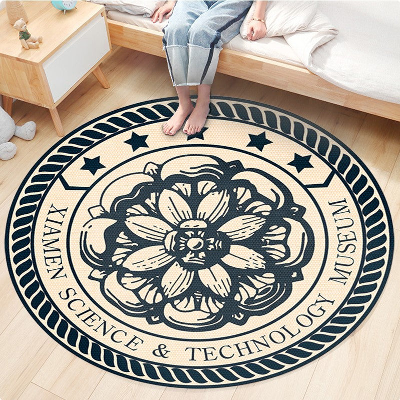 Classic Flower Patterned Rug Multicolor Bohemian Rug Polypropylene Washable Stain Resistant Non-Slip Backing Rug for Home Clearhalo 'Area Rug' 'Bohemian' 'Rugs' Rug' 2141170
