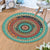 Olden Bohemian Style Rug Multi Color Tribal Pattern Carpet Non-Slip Backing Stain Resistant Washable Rug for Sitting Room Blue-Red Clearhalo 'Area Rug' 'Bohemian' 'Rugs' Rug' 2141197