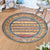 Olden Bohemian Style Rug Multi Color Tribal Pattern Carpet Non-Slip Backing Stain Resistant Washable Rug for Sitting Room Blue-Yellow Clearhalo 'Area Rug' 'Bohemian' 'Rugs' Rug' 2141200