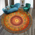 Nice Multi Colored Boho Rug Synthetics Flower Carpet Anti-Slip Backing Washable Stain Resistant Rug for Family Room Yellow-Red Clearhalo 'Area Rug' 'Bohemian' 'Rugs' Rug' 2141214
