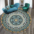 Nice Multi Colored Boho Rug Synthetics Flower Carpet Anti-Slip Backing Washable Stain Resistant Rug for Family Room Yellow-Blue Clearhalo 'Area Rug' 'Bohemian' 'Rugs' Rug' 2141218