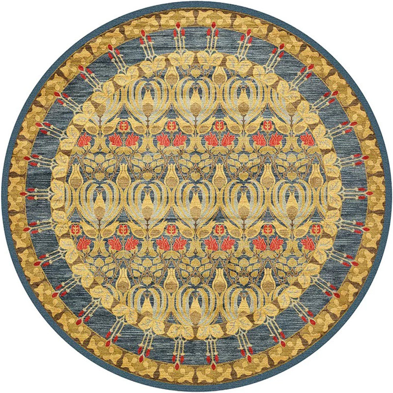 Antique Tribal Print Rug Multi Color Bohemian Indoor Rug Polyester Non-Slip Backing Washable Stain Resistant Carpet for Room Gold Clearhalo 'Area Rug' 'Bohemian' 'Rugs' Rug' 2141221