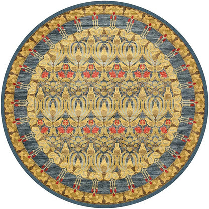 Antique Tribal Print Rug Multi Color Bohemian Indoor Rug Polyester Non-Slip Backing Washable Stain Resistant Carpet for Room Gold Clearhalo 'Area Rug' 'Bohemian' 'Rugs' Rug' 2141221