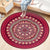 Ethnic Boho Chic Rug Multi-Colored Floral Carpet Machine Washable Non-Slip Backing Pet Friendly Rug for Bedroom Burgundy Clearhalo 'Area Rug' 'Bohemian' 'Rugs' Rug' 2141225