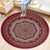 Ethnic Boho Chic Rug Multi-Colored Floral Carpet Machine Washable Non-Slip Backing Pet Friendly Rug for Bedroom Rose Red Clearhalo 'Area Rug' 'Bohemian' 'Rugs' Rug' 2141227