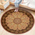 Ethnic Boho Chic Rug Multi-Colored Floral Carpet Machine Washable Non-Slip Backing Pet Friendly Rug for Bedroom Brown Clearhalo 'Area Rug' 'Bohemian' 'Rugs' Rug' 2141232