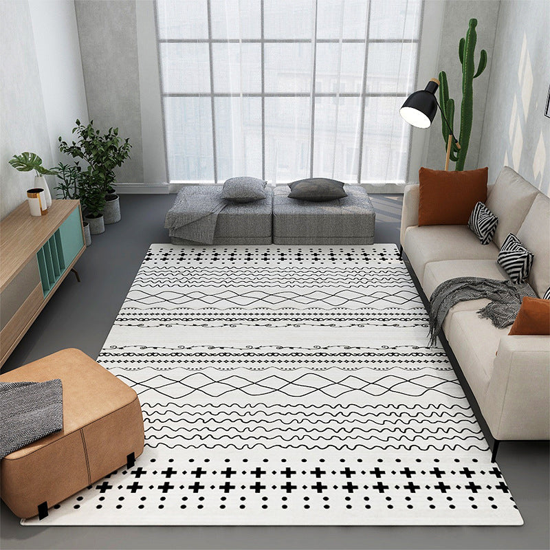 Boho Seamless Patterned Rug Multi-Color Synthetics Carpet Anti-Slip Stain Resistant Machine Washable Rug for Living Room Clearhalo 'Area Rug' 'Bohemian' 'Rugs' Rug' 2141273