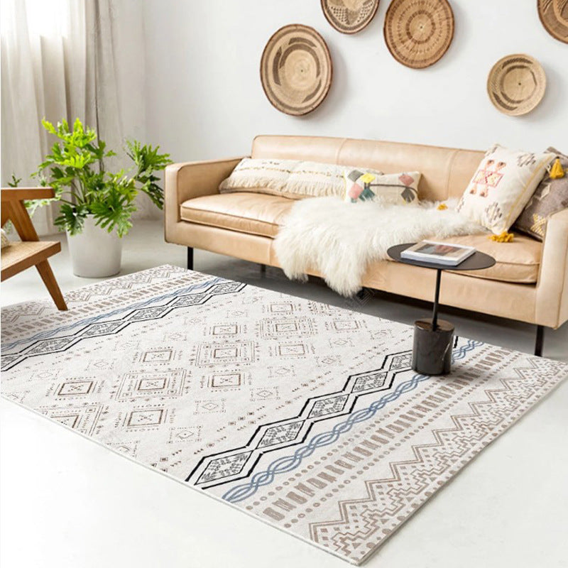 Boho Seamless Patterned Rug Multi-Color Synthetics Carpet Anti-Slip Stain Resistant Machine Washable Rug for Living Room Clearhalo 'Area Rug' 'Bohemian' 'Rugs' Rug' 2141275
