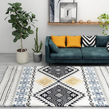Boho Seamless Patterned Rug Multi-Color Synthetics Carpet Anti-Slip Stain Resistant Machine Washable Rug for Living Room Clearhalo 'Area Rug' 'Bohemian' 'Rugs' Rug' 2141282