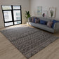 Classical Moroccan Rug Multicolor Seamless Tribal Pattern Rug Non-Slip Pet Friendly Machine Washable Rug for Home Decoration Gray-White Clearhalo 'Area Rug' 'Moroccan' 'Rugs' Rug' 2141300