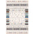 Moroccan Home Area Rug Multi-Colored Pattern Carpet Polypropylene Pet-Friendly Machine Wash Rug White Clearhalo 'Area Rug' 'Moroccan' 'Rugs' Rug' 2141309