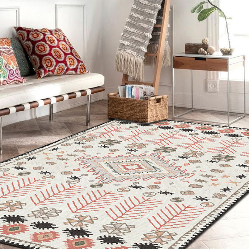 Multi Color Geometric Print Rug Synthetics Bohemia Carpet Stain Resistant Pet Friendly Non-Slip Backing Rug for Living Room Clearhalo 'Area Rug' 'Bohemian' 'Rugs' Rug' 2141316