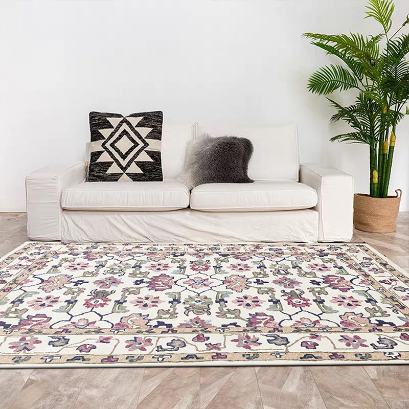 Multi Color Geometric Print Rug Synthetics Bohemia Carpet Stain Resistant Pet Friendly Non-Slip Backing Rug for Living Room Clearhalo 'Area Rug' 'Bohemian' 'Rugs' Rug' 2141321