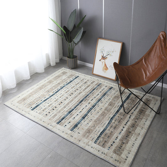 Bohemia Patterned Rug Multicolor Polypropylene Rug Non-Slip Backing Pet Friendly Washable Carpet for Sitting Room Grey Clearhalo 'Area Rug' 'Bohemian' 'Rugs' Rug' 2141357
