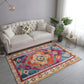 Bohemia Patterned Rug Multicolor Polypropylene Rug Non-Slip Backing Pet Friendly Washable Carpet for Sitting Room Orange-Blue Clearhalo 'Area Rug' 'Bohemian' 'Rugs' Rug' 2141359
