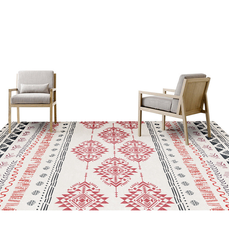 Exotic Multi-Color Boho Rug Polyester Seamless Geometric Pattern Rug Anti-Slip Pet Friendly Machine Washable Carpet for Room Clearhalo 'Area Rug' 'Bohemian' 'Rugs' Rug' 2141386