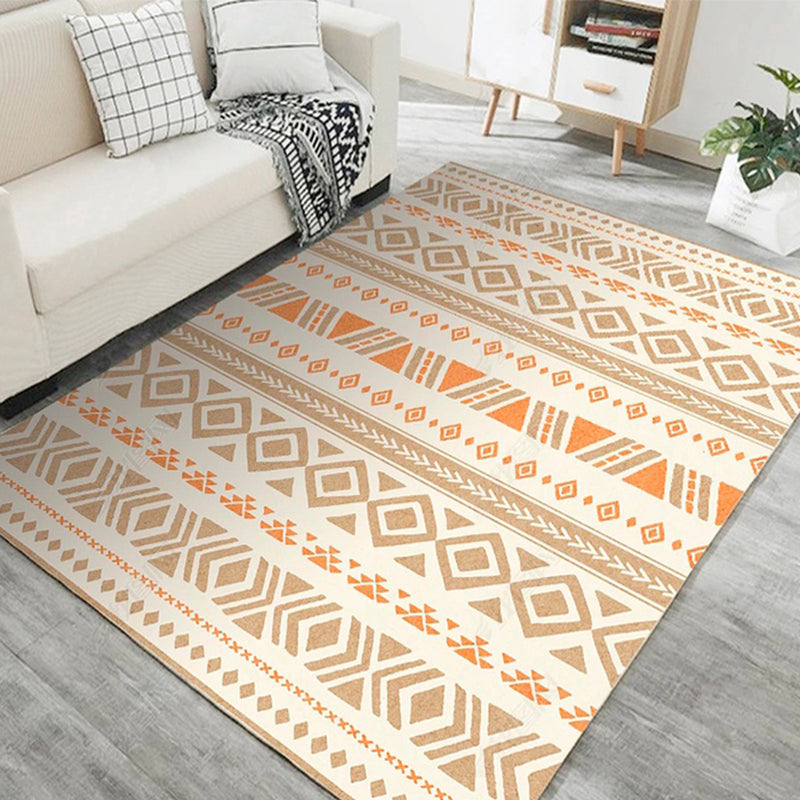 Bohemian Living Room Rug Multi Color Geometric Rug Polypropylene Stain Resistant Non-Slip Backing Washable Area Carpet Clearhalo 'Area Rug' 'Bohemian' 'Rugs' Rug' 2141402