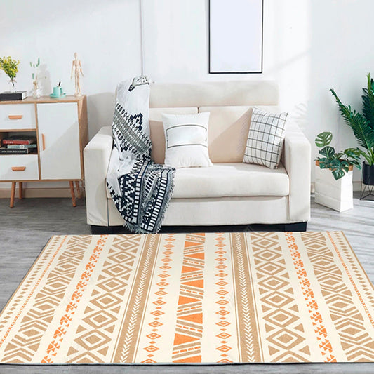 Bohemian Living Room Rug Multi Color Geometric Rug Polypropylene Stain Resistant Non-Slip Backing Washable Area Carpet Clearhalo 'Area Rug' 'Bohemian' 'Rugs' Rug' 2141407