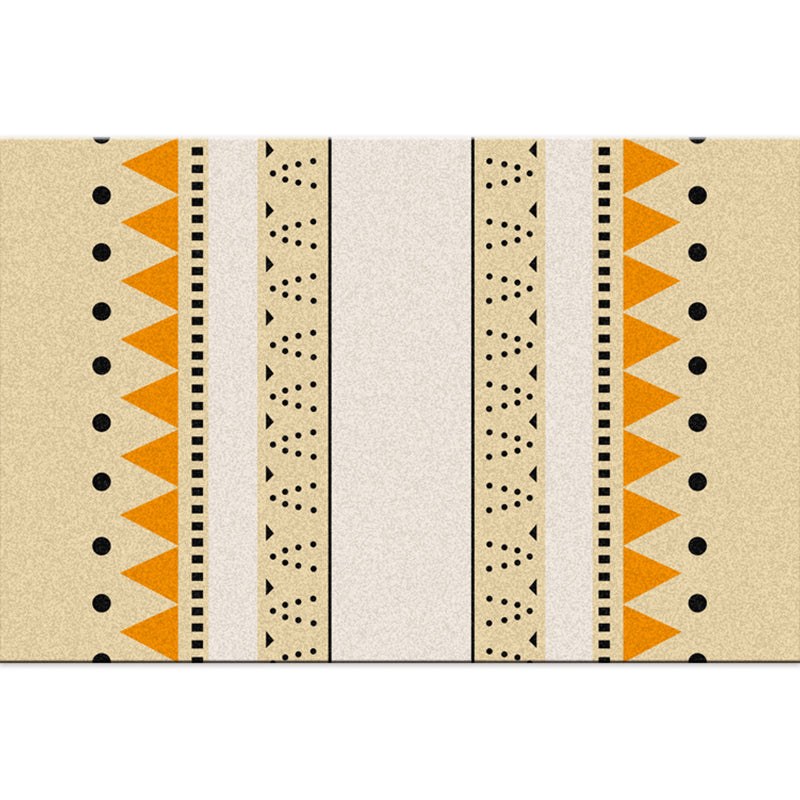 Bohemian Living Room Rug Multi Color Geometric Rug Polypropylene Stain Resistant Non-Slip Backing Washable Area Carpet Yellow-Black Clearhalo 'Area Rug' 'Bohemian' 'Rugs' Rug' 2141424