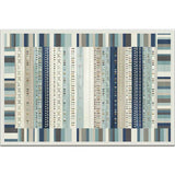 Chic Geometric Pattern Rug Multi Colored Boho Rug Synthetics Washable Non-Slip Stain Resistant Rug for Living Room Gray-Blue Clearhalo 'Area Rug' 'Bohemian' 'Rugs' Rug' 2141437
