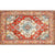 Chic Geometric Pattern Rug Multi Colored Boho Rug Synthetics Washable Non-Slip Stain Resistant Rug for Living Room Orange Red Clearhalo 'Area Rug' 'Bohemian' 'Rugs' Rug' 2141439