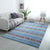 Multicolor Bohemia Rug Polyester Symmetric Print Rug Stain Resistant Machine Washable Anti-Slip Carpet for Great Room Royal Blue Clearhalo 'Area Rug' 'Bohemian' 'Rugs' Rug' 2141444