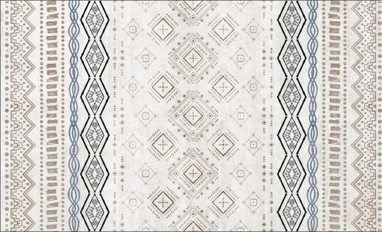 Fancy Moroccan Rug Multicolor Symmetric Geometry Rug Stain Resistant Non-Slip Machine Washable Rug for Home Decor Clearhalo 'Area Rug' 'Moroccan' 'Rugs' Rug' 2141484