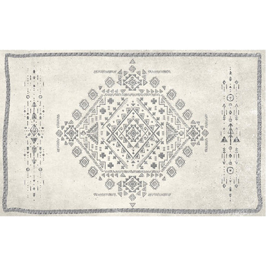 Eclectic Room Rug Multi-Color Rhombus Patterned Carpet Synthetics Stain Resistant Anti-Slip Backing Machine Washable Rug Clearhalo 'Area Rug' 'Bohemian' 'Rugs' Rug' 2141491